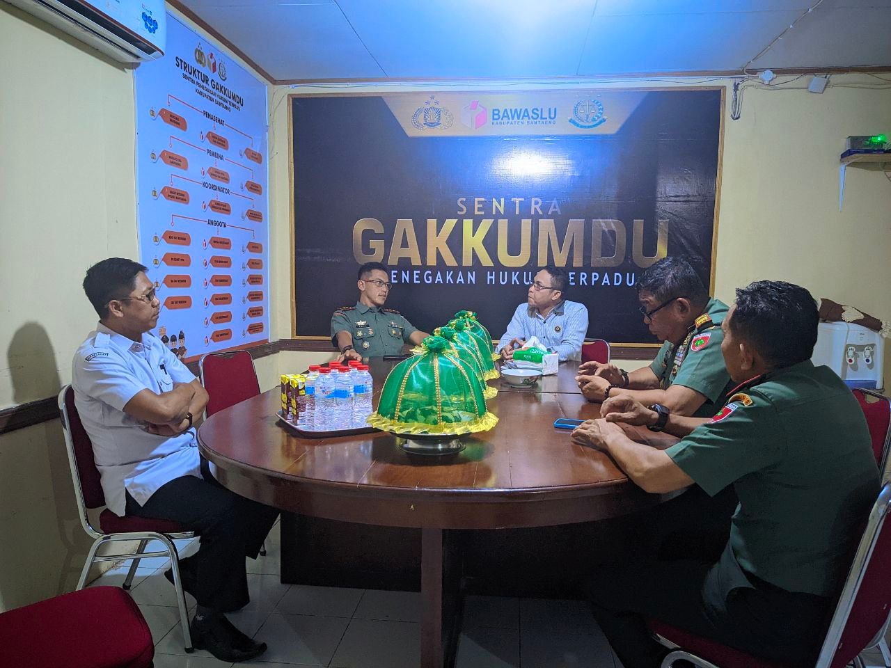 Bangun Sinergitas, Dandim 1410 silaturrahmi ke Bawaslu Bantaeng