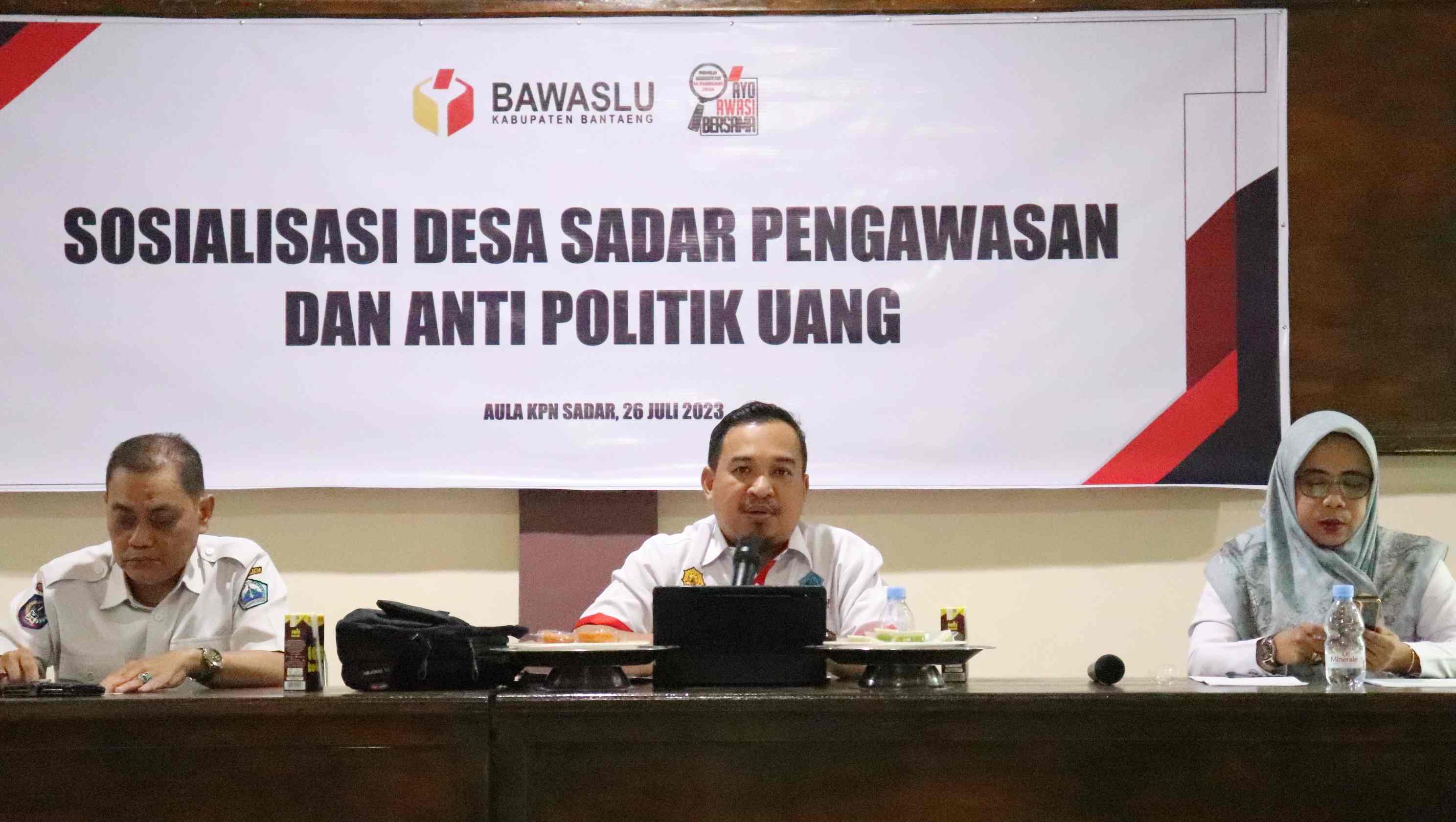Antisipasi Politik Uang, Bawaslu Bantaeng gelar Sosialisasi Desa sadar Pengawasan