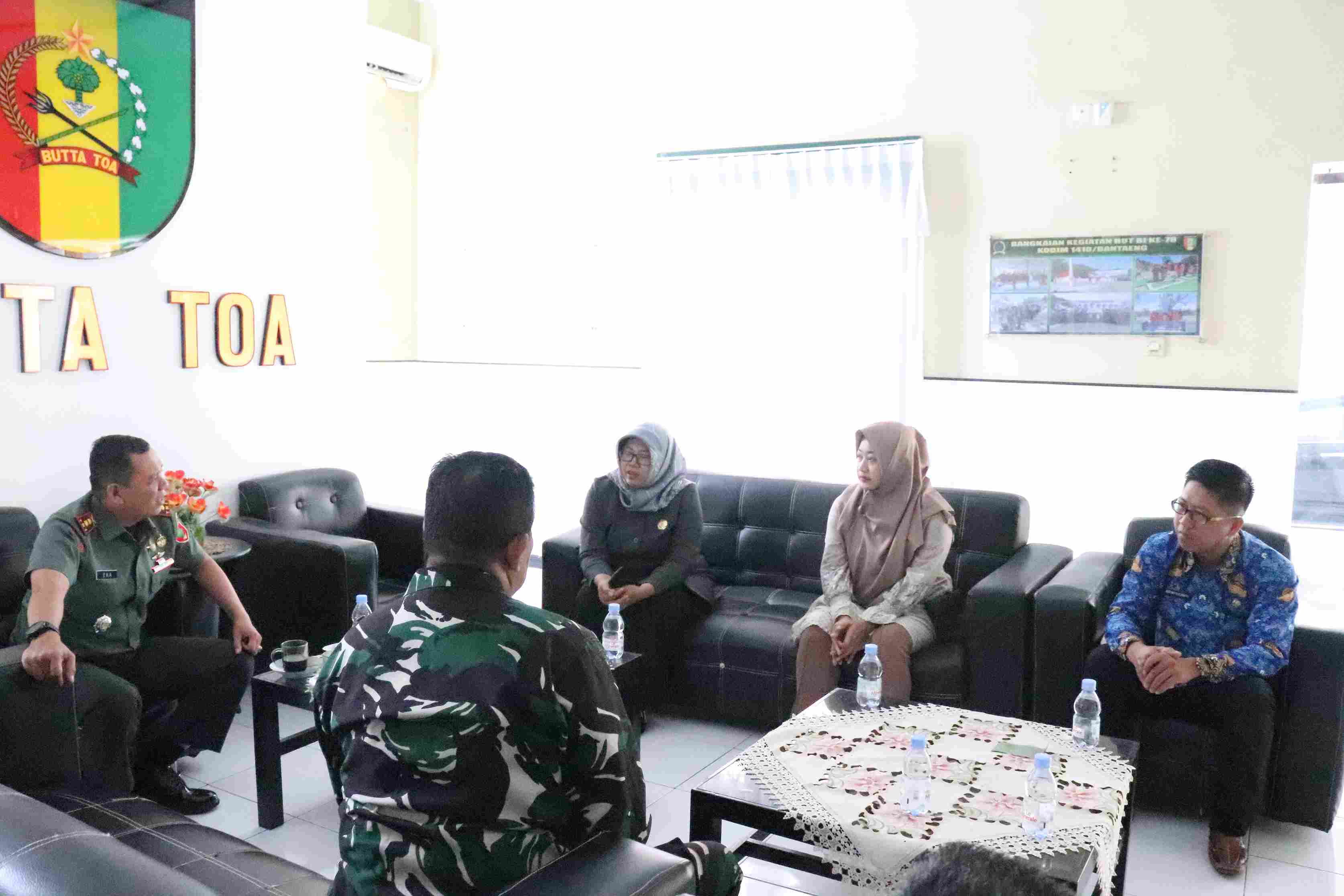 Sinergi untuk Demokrasi, Bawaslu Audiensi dengan Dandim 1410 Bantaeng