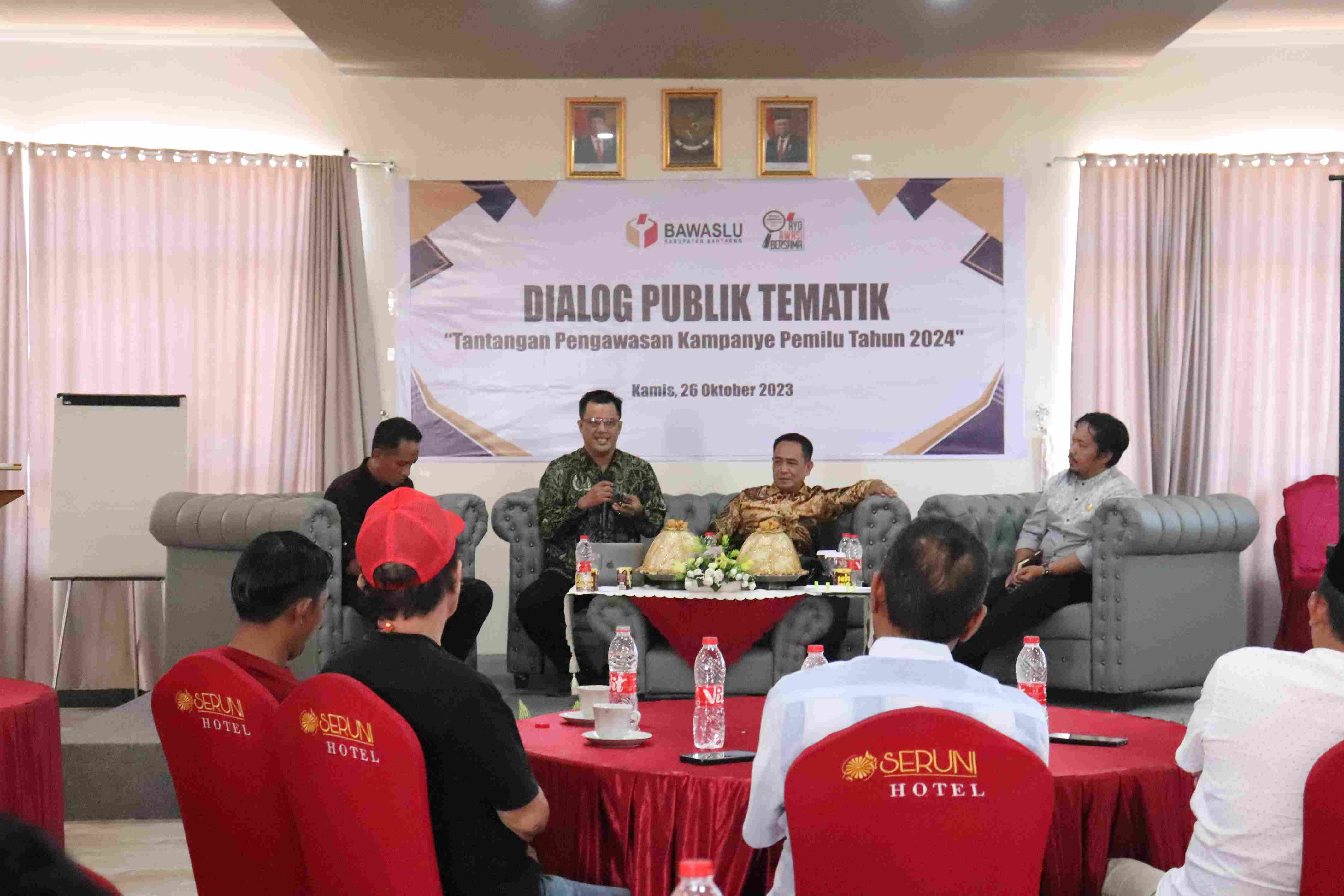 Hadirkan Parpol dan OKP, Bawaslu Bantaeng gelar Dialog Publik Tematik