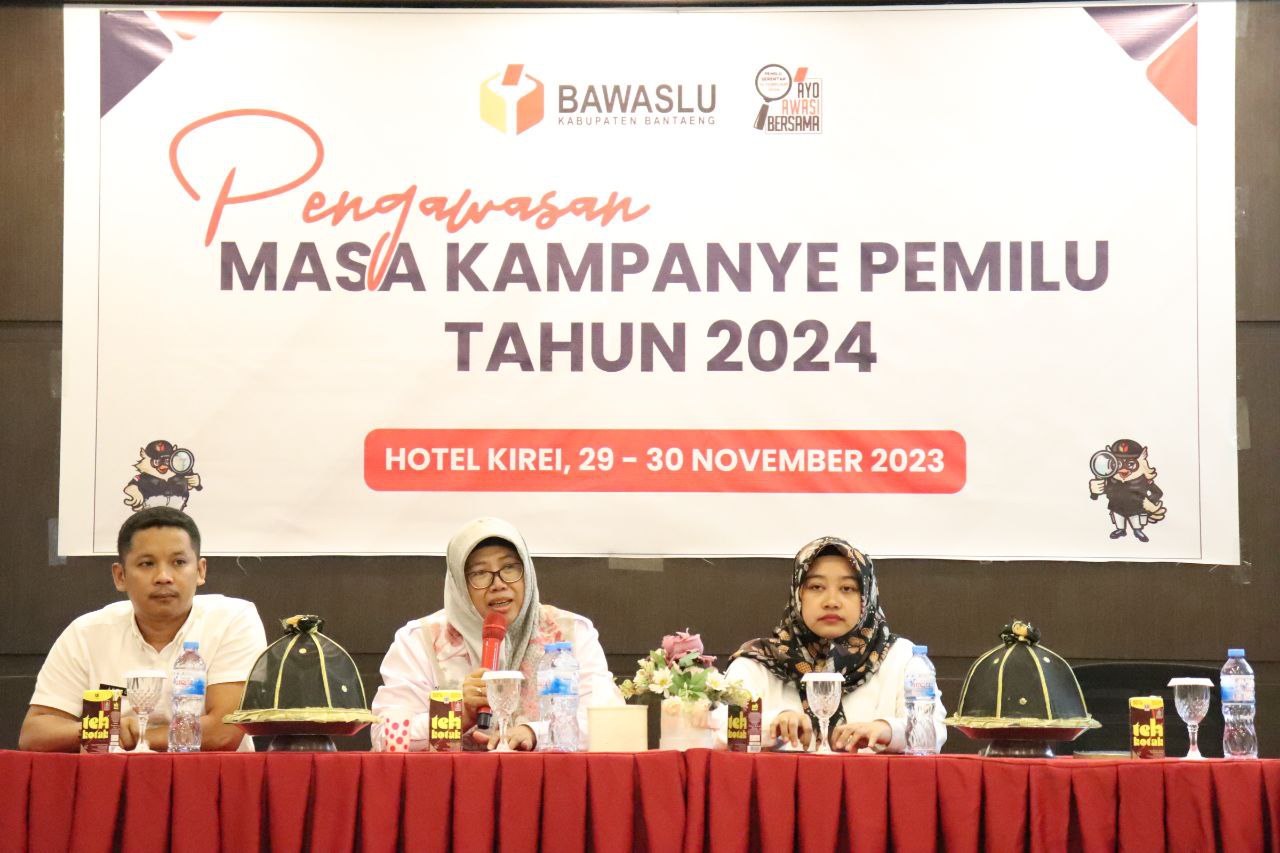 Masa Kampanye dimulai, Bawaslu Bantaeng gelar Rapat Pengawasan Masa Kampanye Pemilu