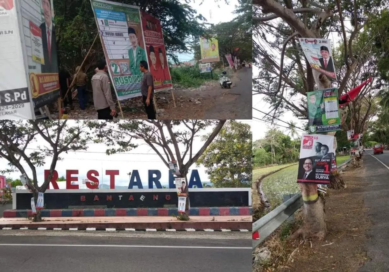 Bawaslu Bantaeng Layangkan Rekomendasi ke KPU tertibkan APK dan BK yang Melanggar