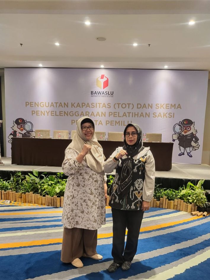 Bawaslu Bantaeng Hadiri Training of Trainer (TOT) Bawaslu Sulsel