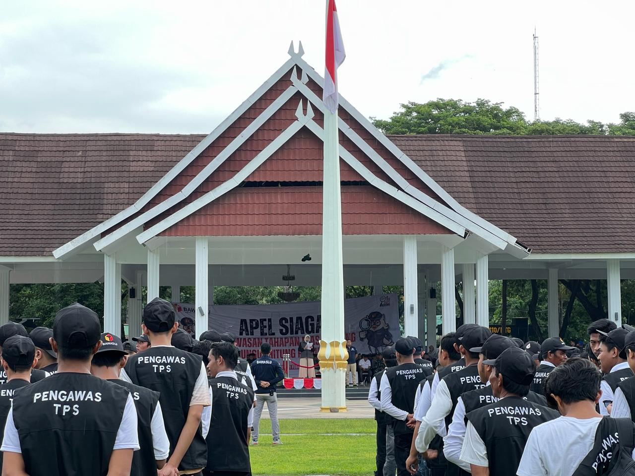 Masa Tenang Tiba, Bawaslu Bantaeng Gelar Apel Siaga