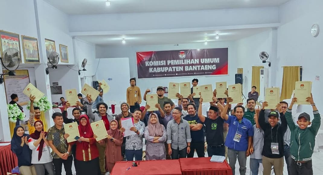 Rekapitulasi Penghitungan Perolehan Suara Tingkat Kabupaten Bantaeng Tuntas 100%
