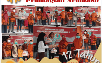 Pembagian Sembako, Bentuk Kepeduliaan dan Kepekaan  Bawaslu terhadap Lingkungan Sekitar