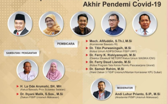 Pendaftar Webinar â€œPilkada dan Ketidakpastian Akhir Pandemi Covid-19â€ Capai 635 Orang