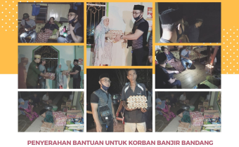 Ketua Bawaslu Kabupaten Bantaeng Serahkan Donasi