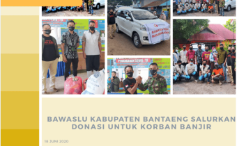 Bawaslu Kabupaten Bantaeng Kembali Salurkan Donasi