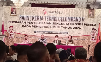 Bawaslu Bantaeng Ikuti Kegiatan Rapat Kerja Teknis Persiapan Penyelesaian Sengketa Proses Pemilu