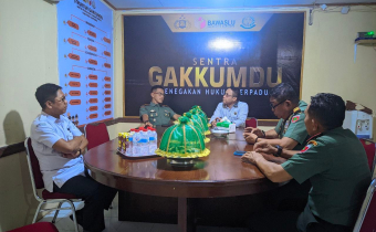 Bangun Sinergitas, Dandim 1410 silaturrahmi ke Bawaslu Bantaeng