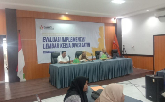 PERKUAT DATIN JELANG PEMILU, BAWASLU LAKUKAN EVALUASI