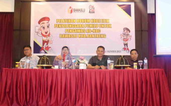 Bawaslu bantaeng gelar Pelatihan Hukum Kode Etik Penyelenggara Pemilu untuk Pengawas Ad-Hoc