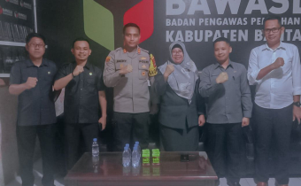 Perkuat Sinergitas, Kapolres Bantaeng kunjungi Bawaslu Kab. Bantaeng