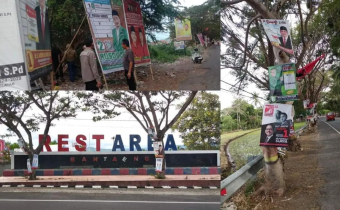Bawaslu Bantaeng Layangkan Rekomendasi ke KPU tertibkan APK dan BK yang Melanggar